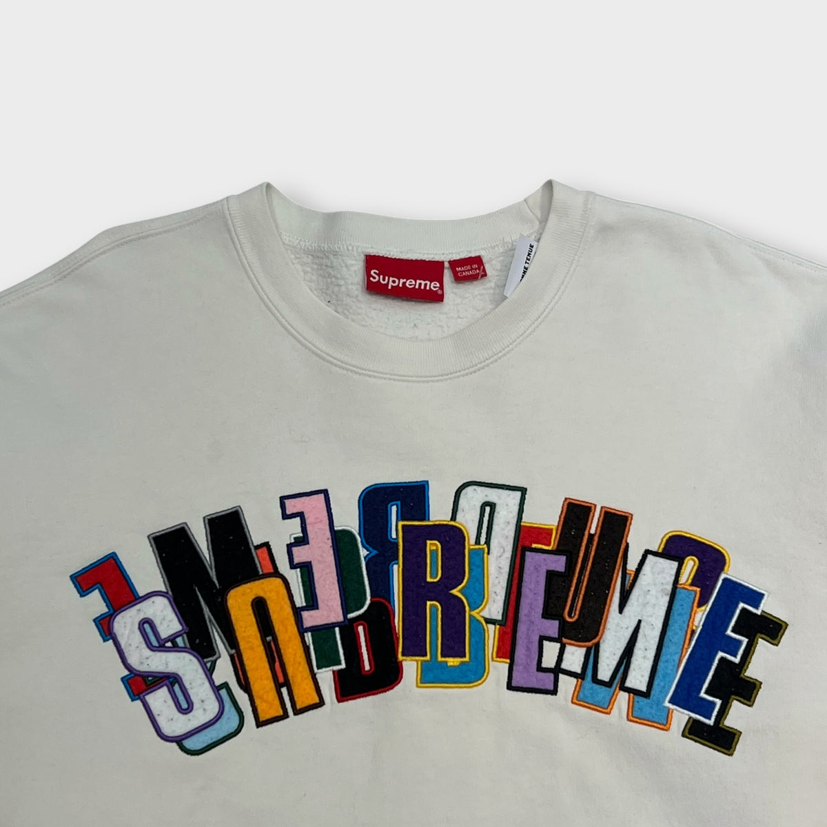 Sweat Supreme Blanc - L