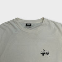 T-shirt Manches Longues Stussy Blanc - M