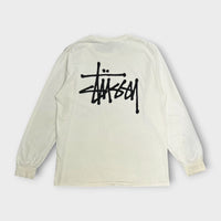 T-shirt Manches Longues Stussy Blanc - M