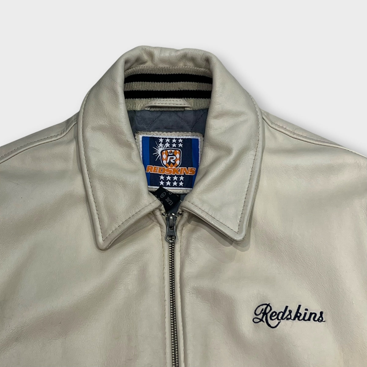 Veste Cuir Redskins Beige - M