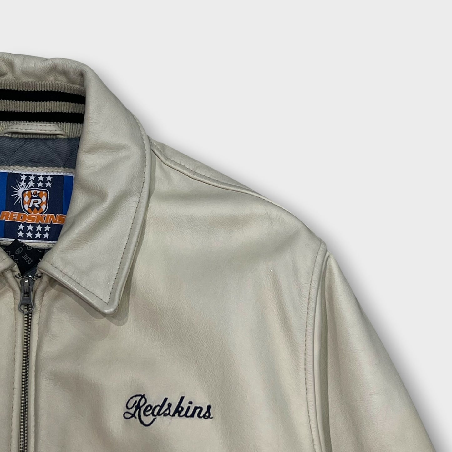 Veste Cuir Redskins Beige - M