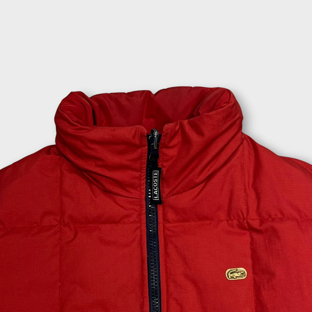 Veste Lacoste Réversible Vintage Rouge - XL