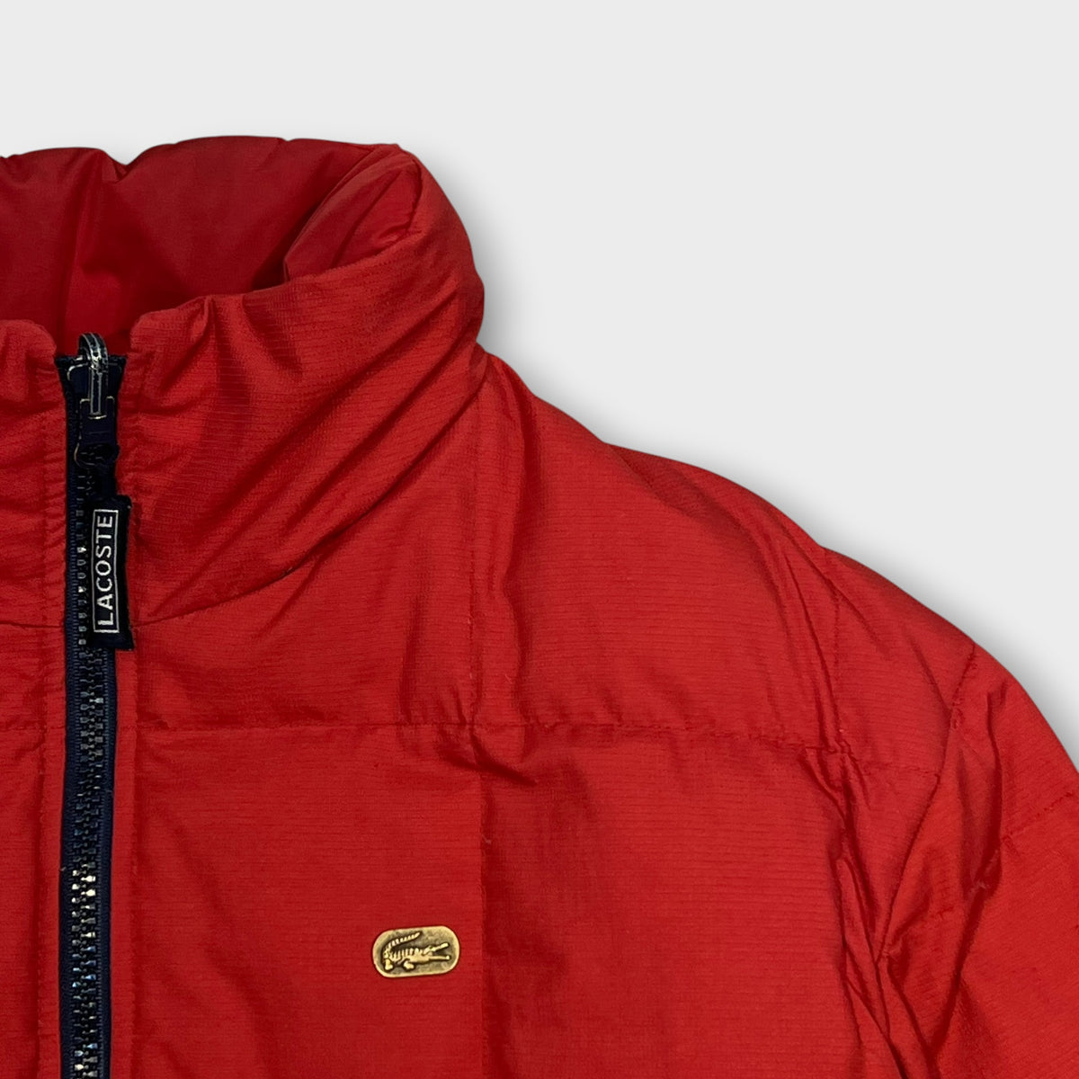 Veste Lacoste Réversible Vintage Rouge - XL