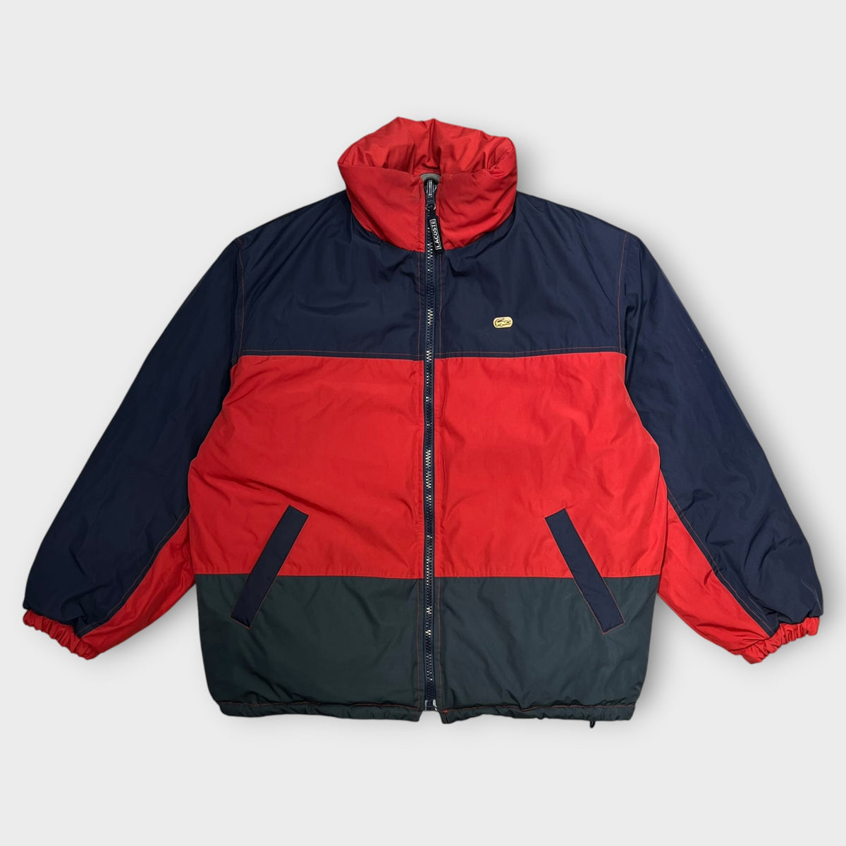 Veste Lacoste Réversible Vintage Rouge - XL