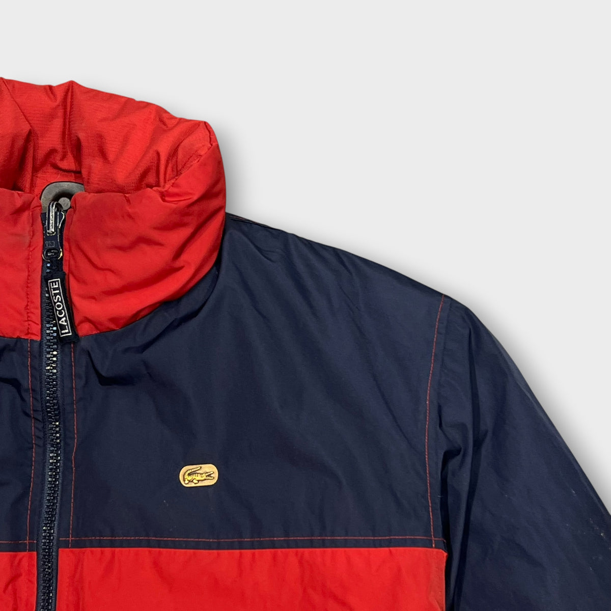 Veste Lacoste Réversible Vintage Rouge - XL