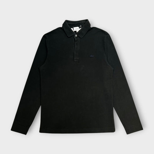 Polo Lacoste Manches Longues Noir - S