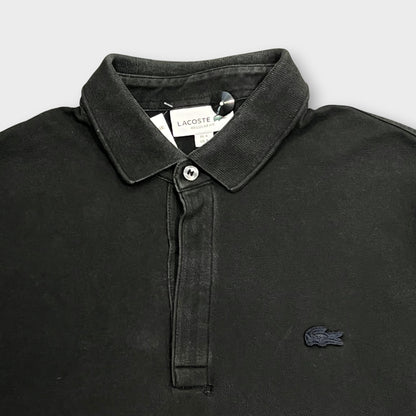 Polo Lacoste Manches Longues Noir - S