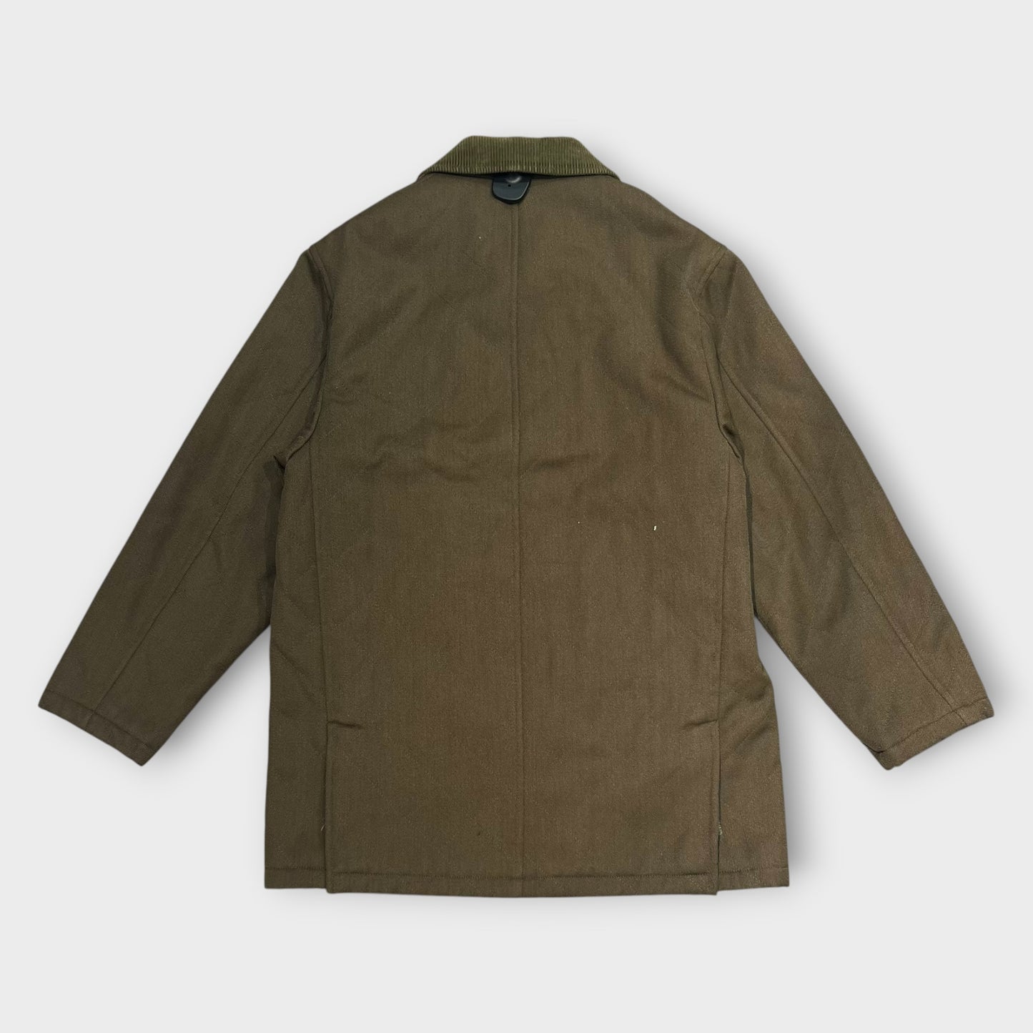 Veste Matelassée Laine Burberry Kaki - M