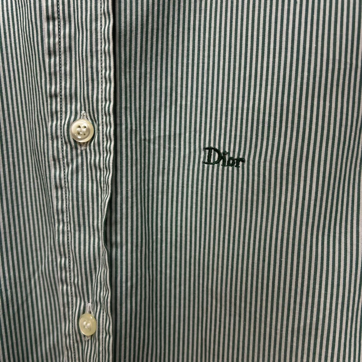 Chemise Vintage Christian Dior 90's Vert - XL