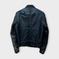 Veste Cuir Marlboro Classics Vintage Marron - M
