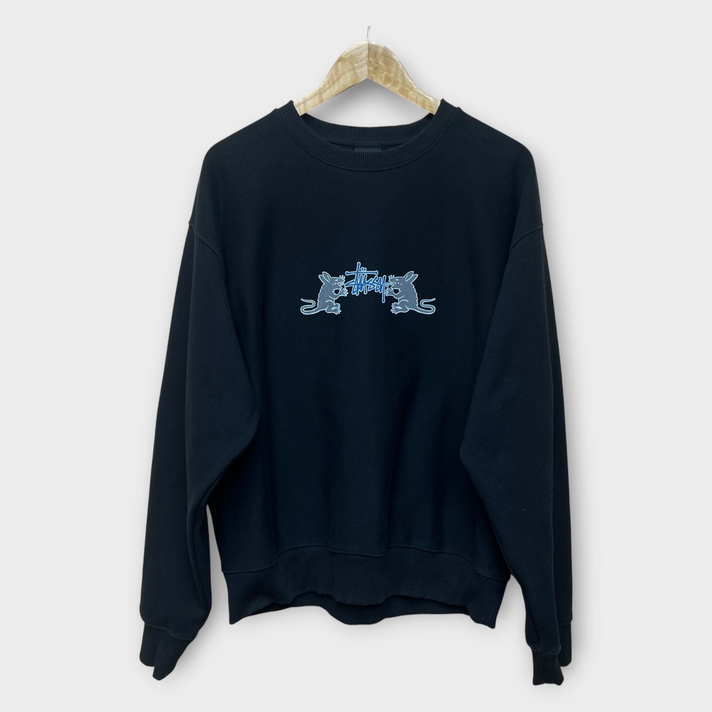 Sweat Stussy noir - L