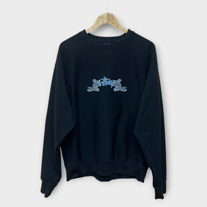 Sweat Stussy noir - L