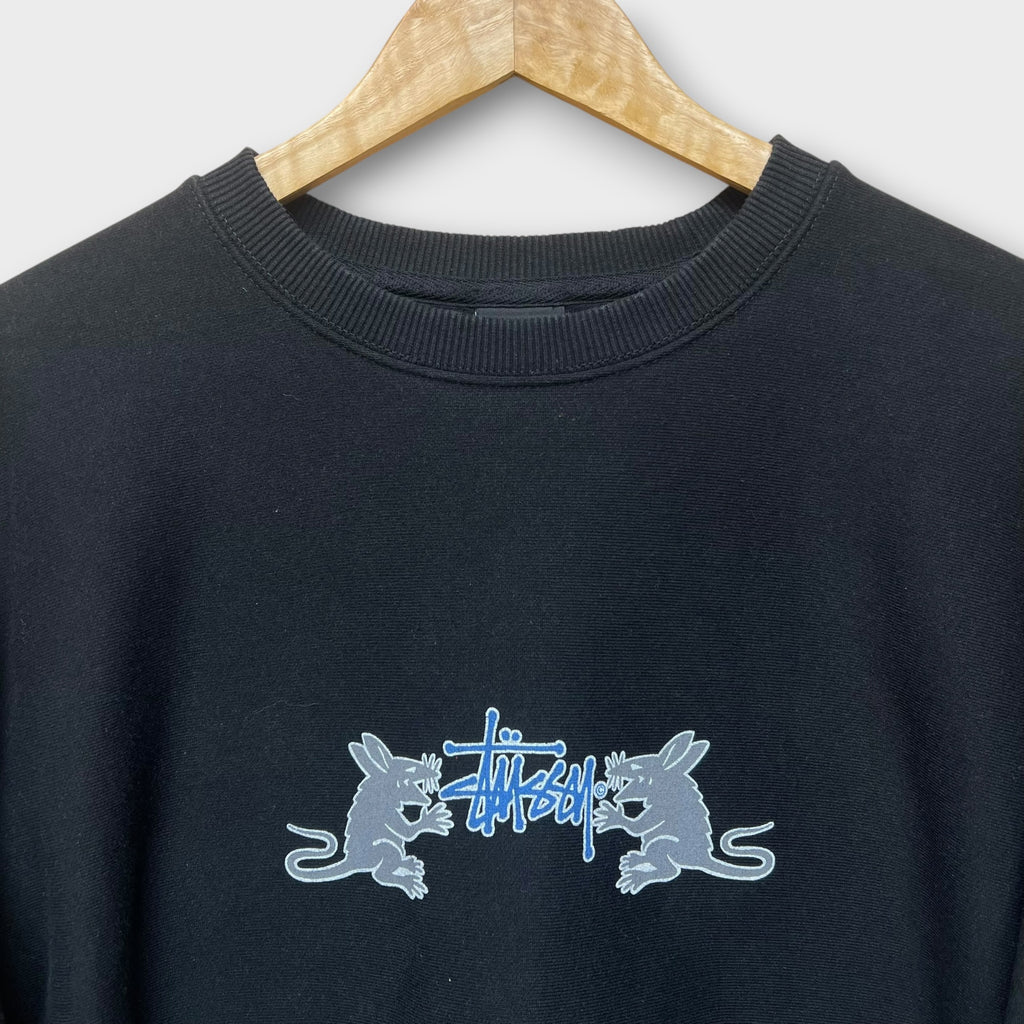 Sweat Stussy Noir - L