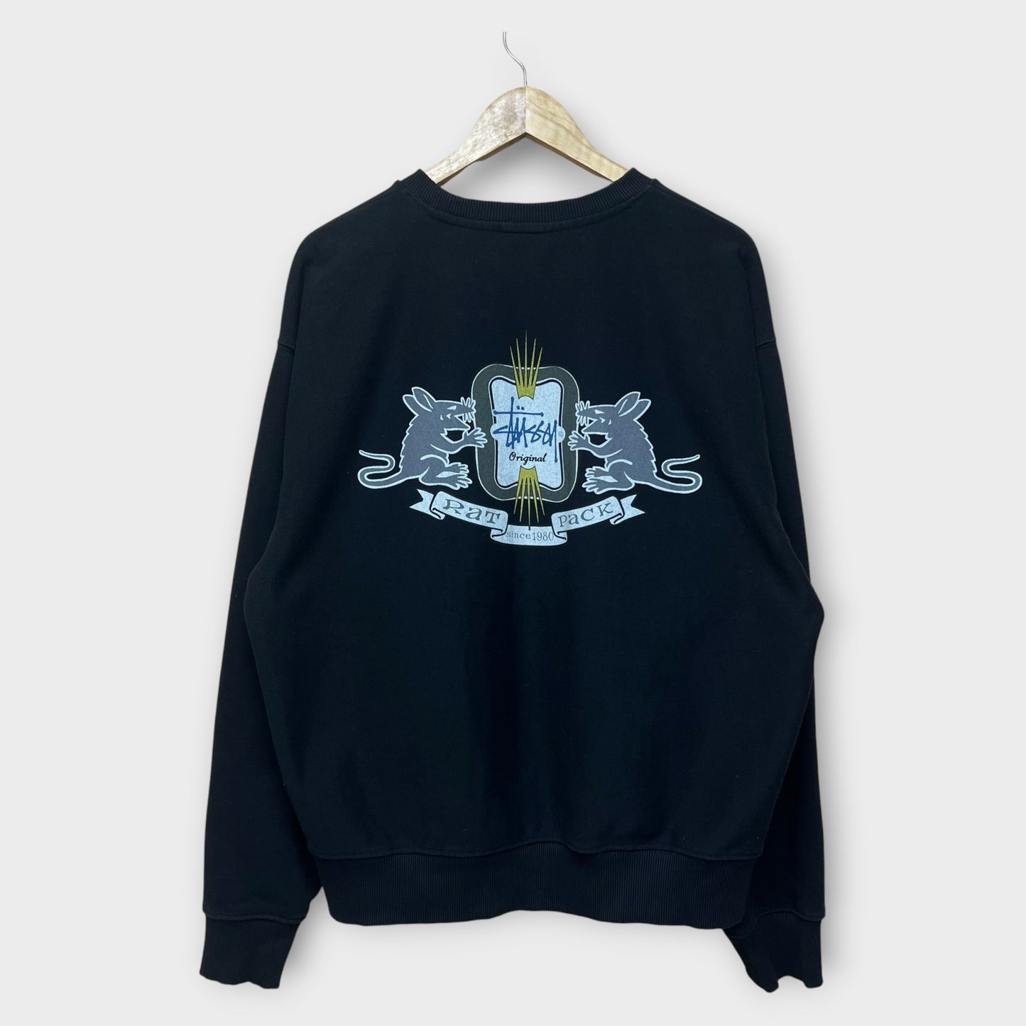 Sweat Stussy noir - L