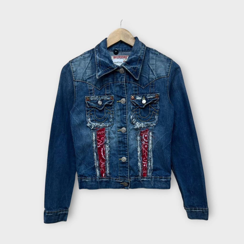 Veste Jean Vintage True Religion Bleu - S