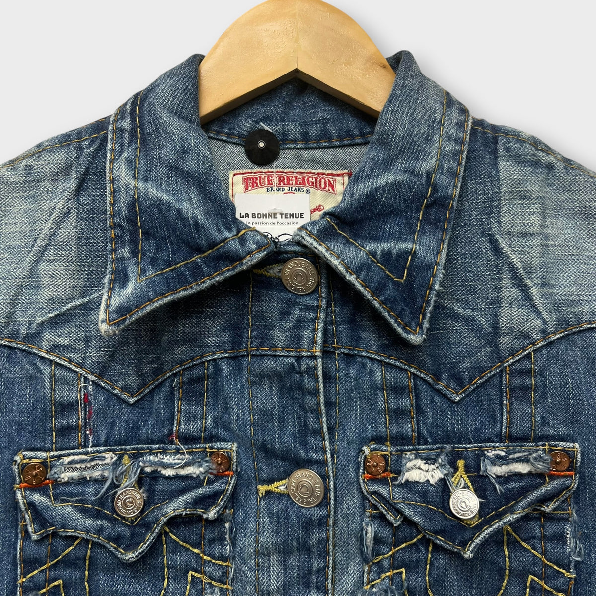 Veste Jean Vintage True Religion Bleu - S