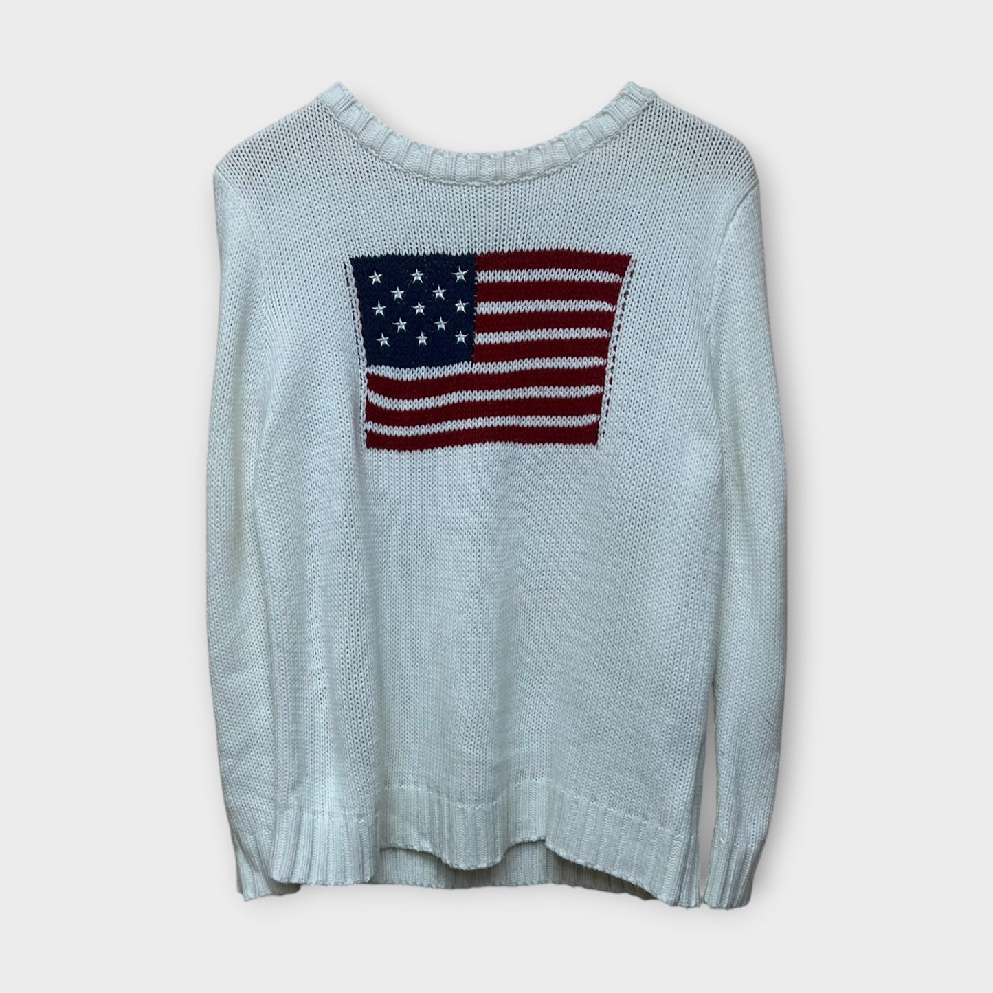 Pull Vintage Blanc - S