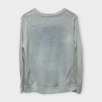 Pull Vintage Blanc - S