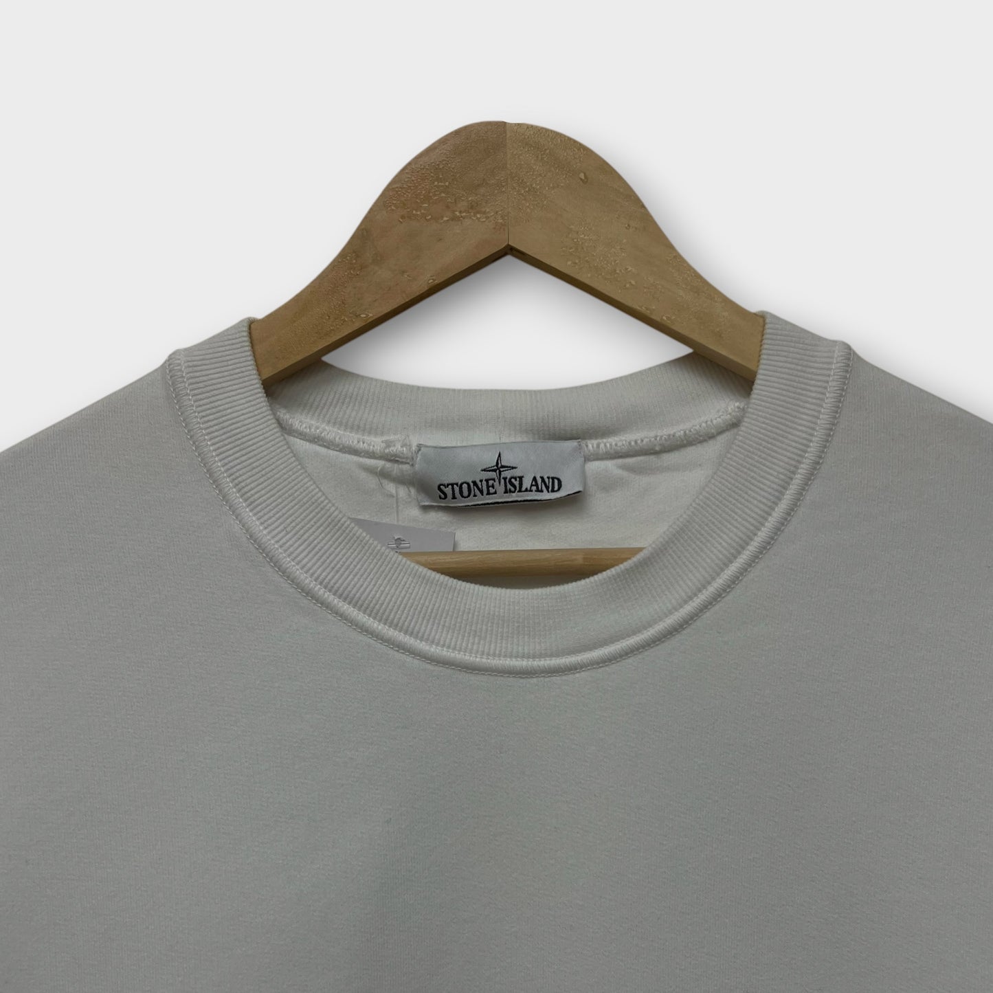 Sweat Stone Island Blanc - L