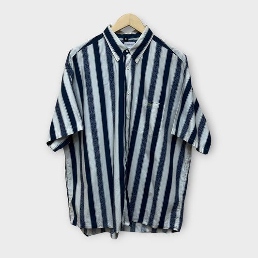 Chemise Manches Courtes Lacoste Bleu  - XXL