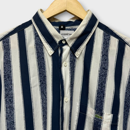 Chemise Manches Courtes Lacoste Bleu  - XXL