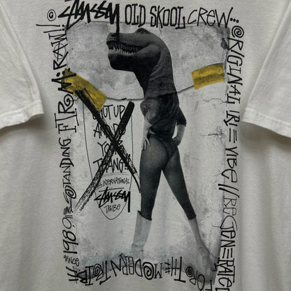T-shirt Stussy Imprimé Blanc - M