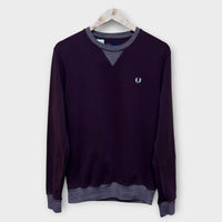 Sweat Fred Perry Bordeaux - S