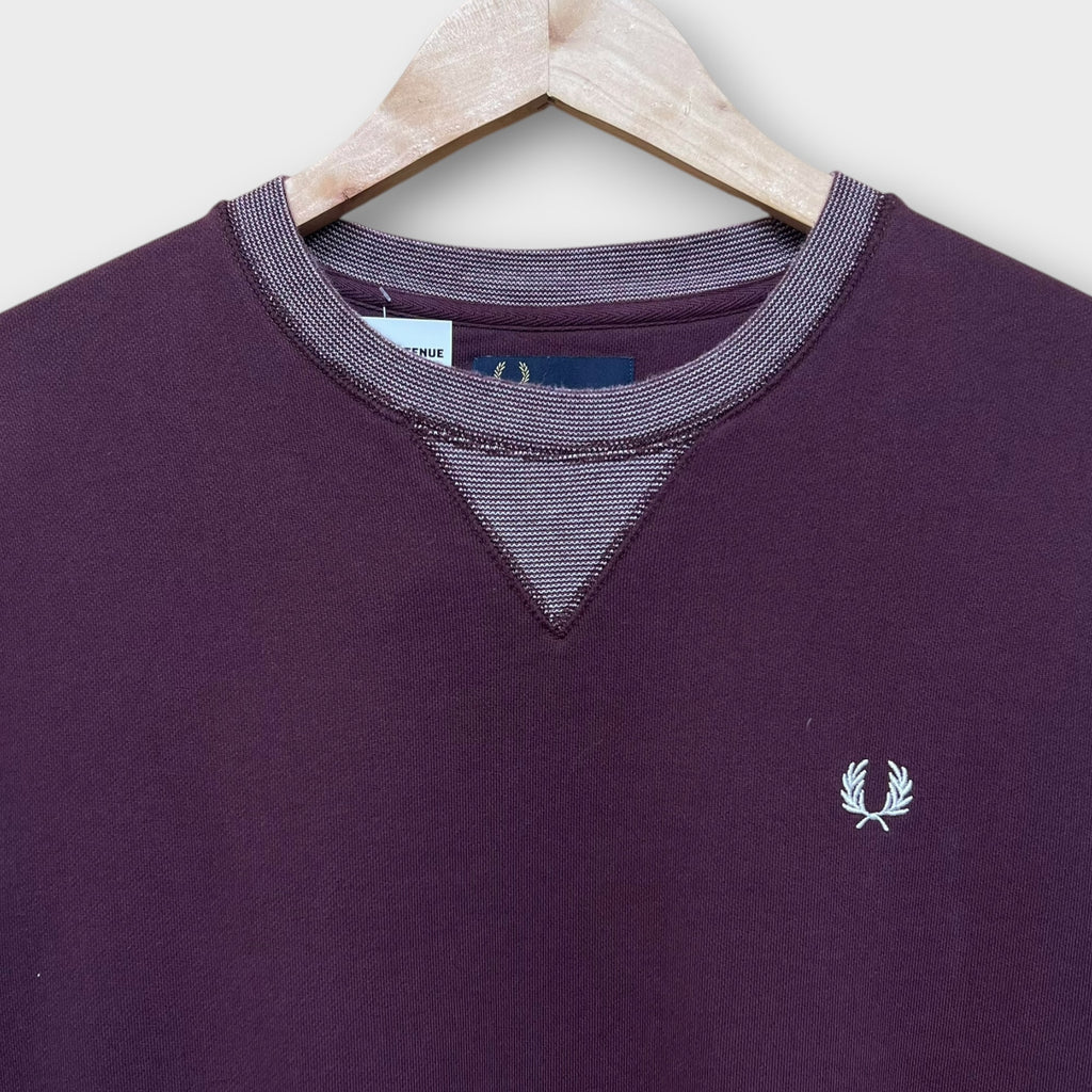 Sweat Fred Perry Bordeaux - S
