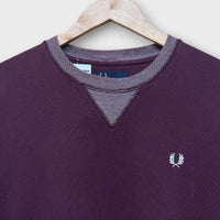Sweat Fred Perry Bordeaux - S