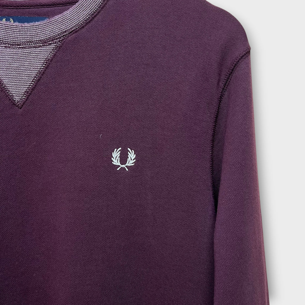 Sweat Fred Perry Bordeaux - S