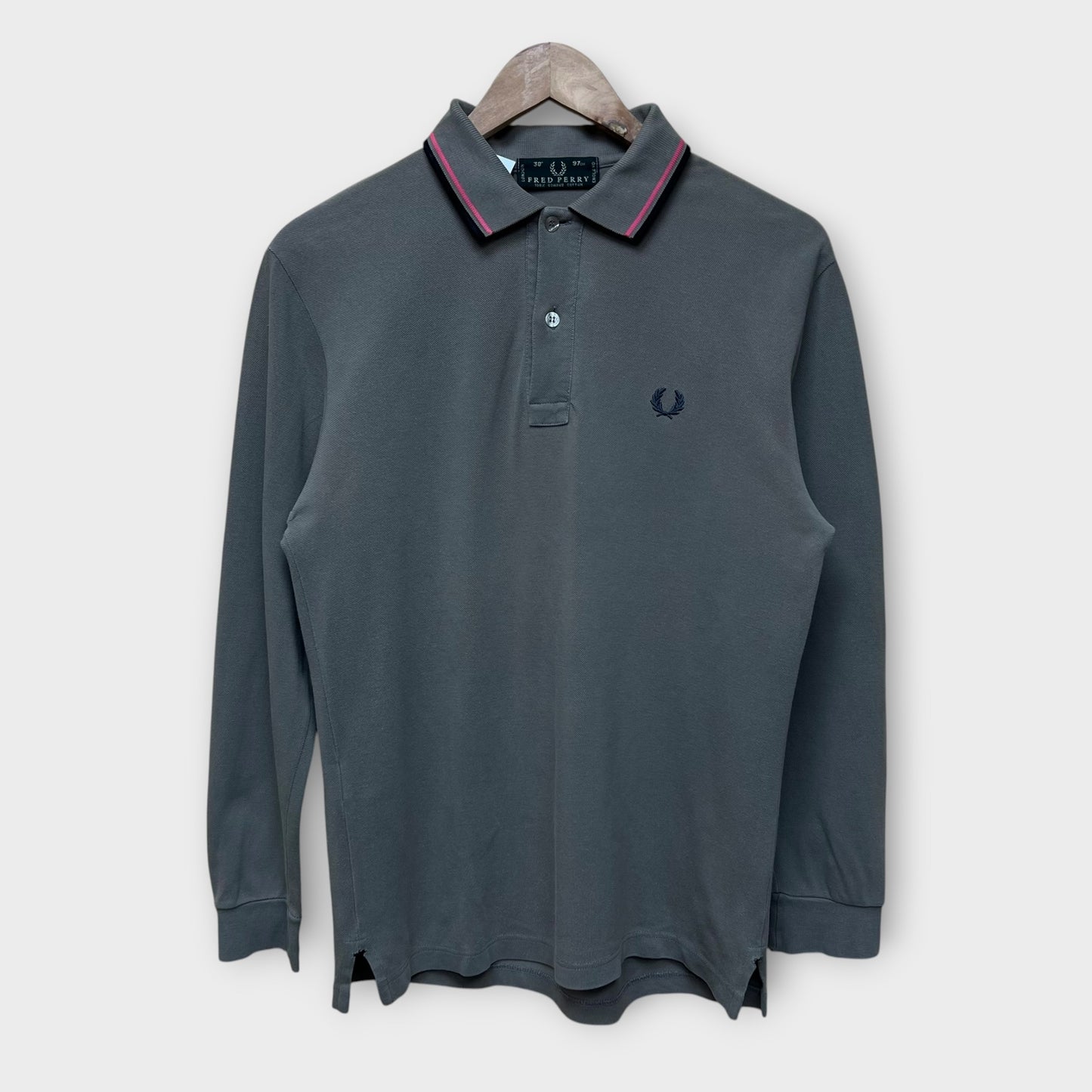 Polo Manche Longues Vintage Fred Perry Marron - M