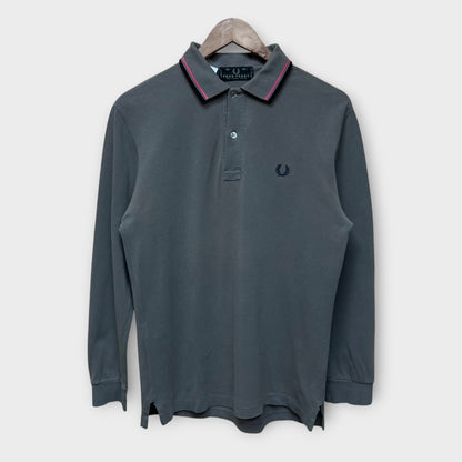 Polo Manche Longues Vintage Fred Perry Marron - M