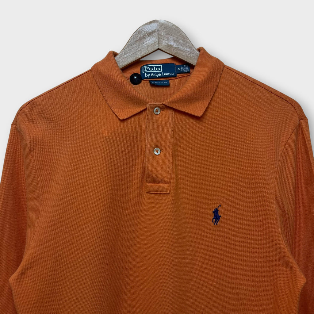 Polo Manches Longues Ralph Lauren Orange - M