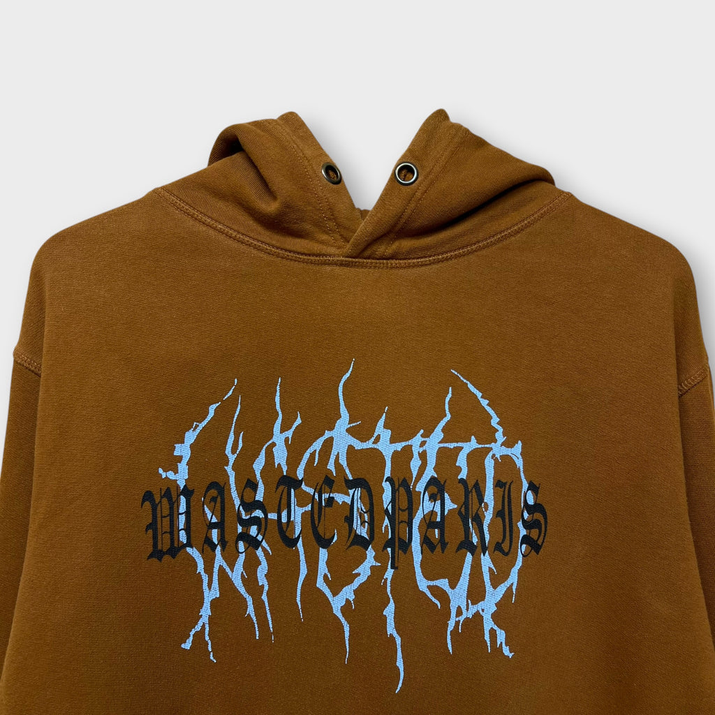 Hoodie Wasted Marron - S