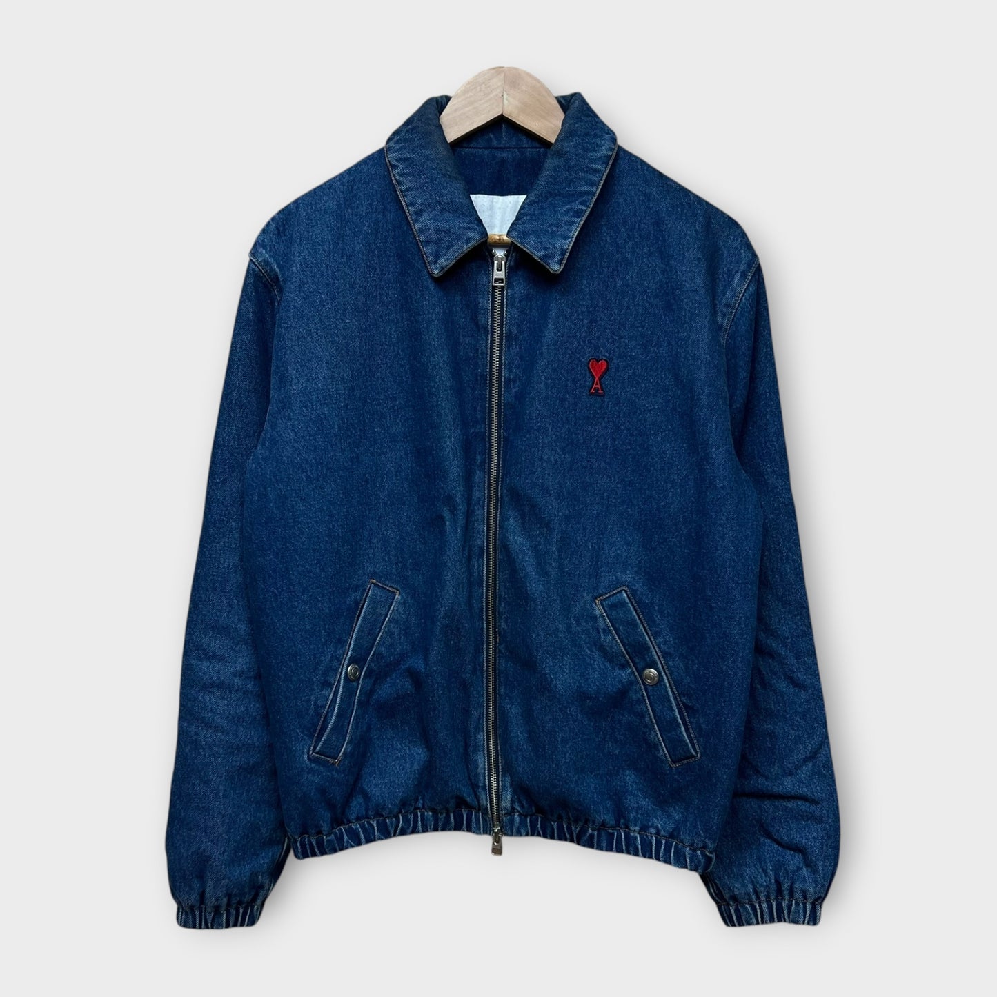 Blouson AMI Paris en denim Bleu - M