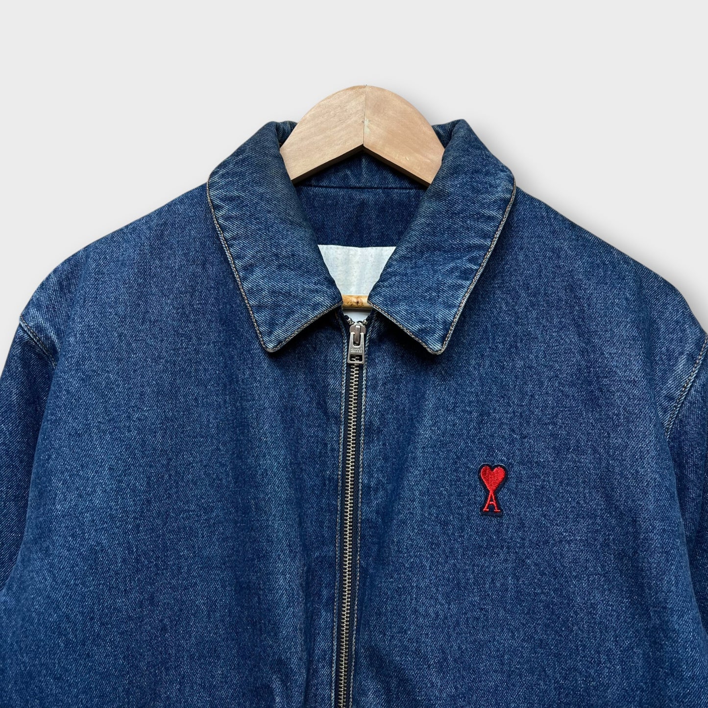 Blouson AMI Paris en denim Bleu - M