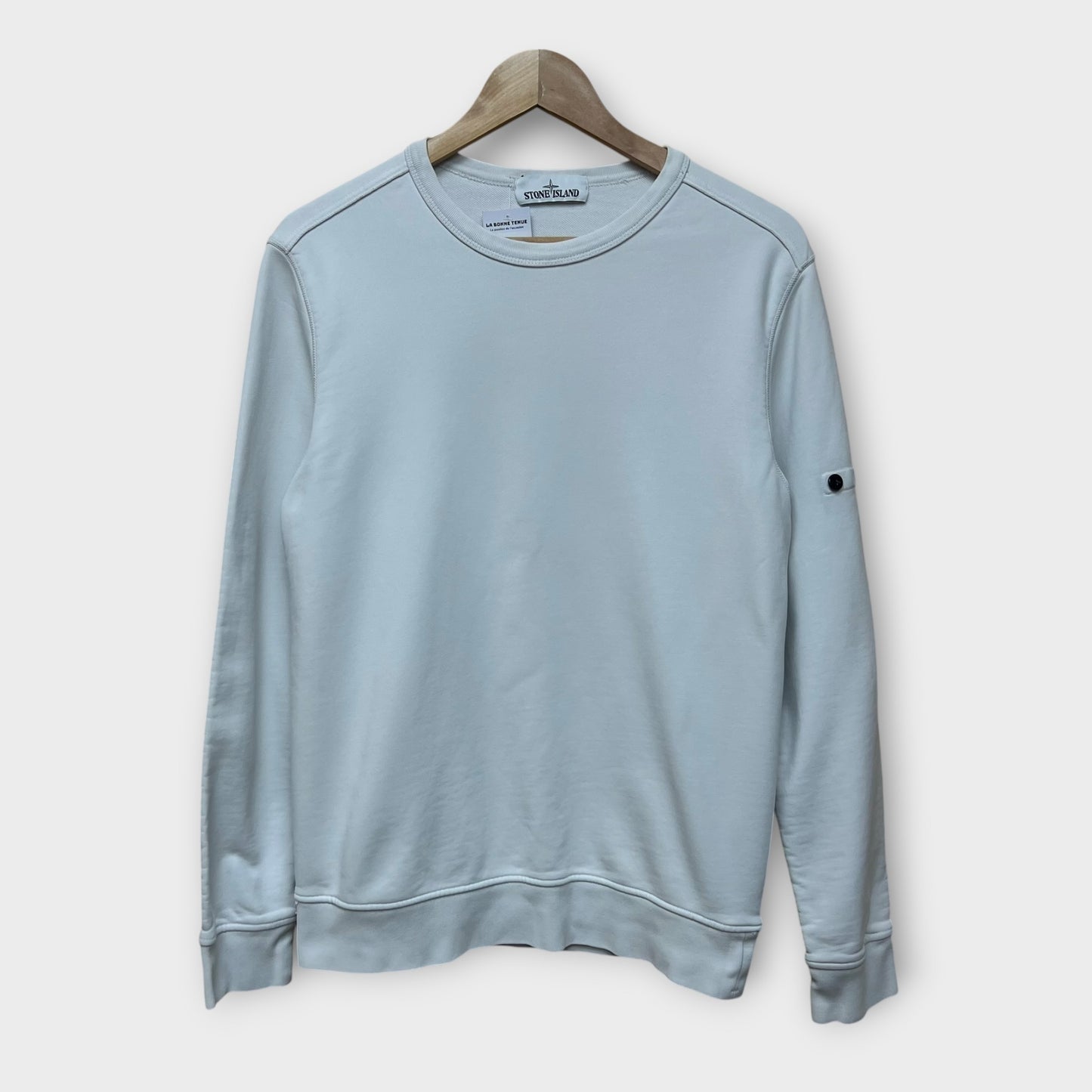Sweat Stone Island Blanc - M