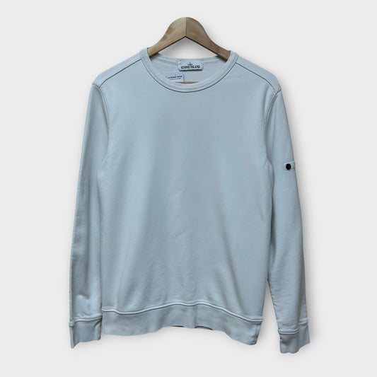 Sweat Stone Island Blanc - M