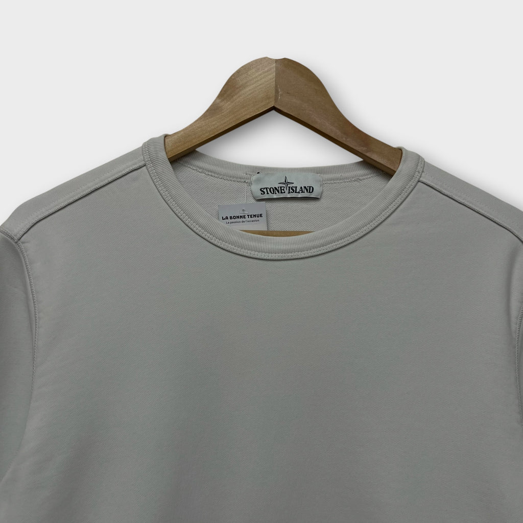 Sweat Stone Island Blanc - M