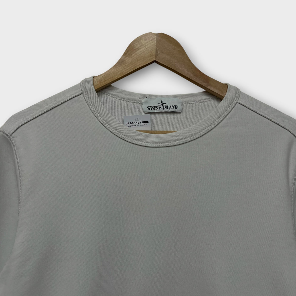 Sweat Stone Island Blanc - M