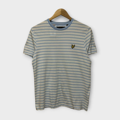 T-shirt Lyle & Scott Blanc Bleu Clair - S