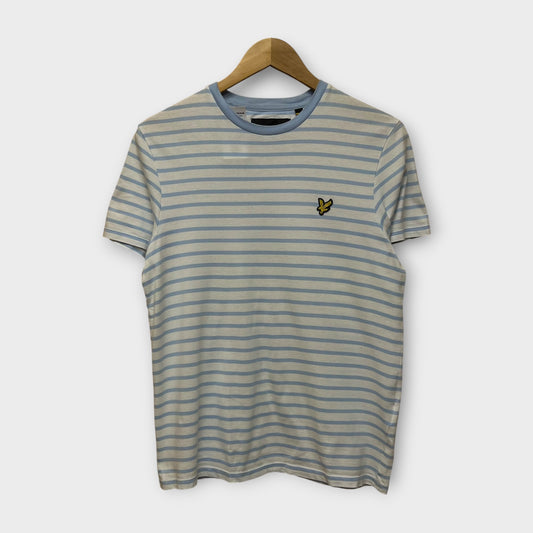 T-shirt Lyle & Scott Blanc Bleu Clair - S