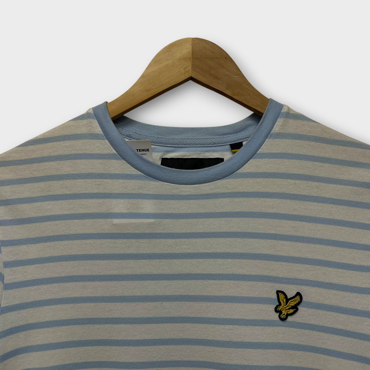 T-shirt Lyle & Scott Blanc Bleu Clair - S