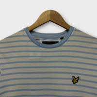 T-shirt Lyle & Scott Blanc Bleu Clair - S