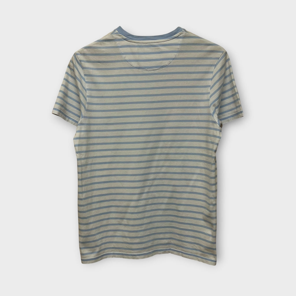 T-shirt Lyle & Scott Blanc Bleu Clair - S
