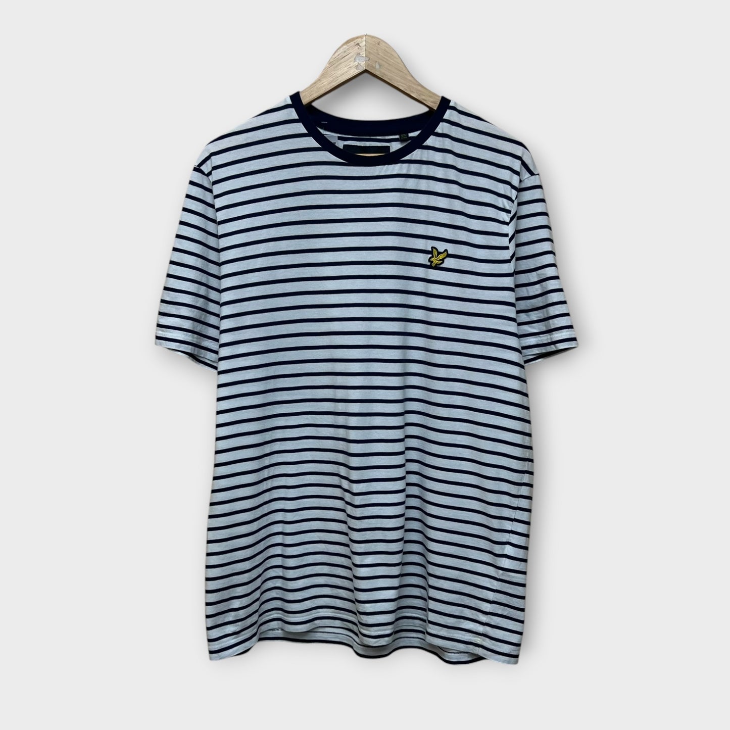 T-shirt Lyle & Scott Blanc Bleu Marine - L
