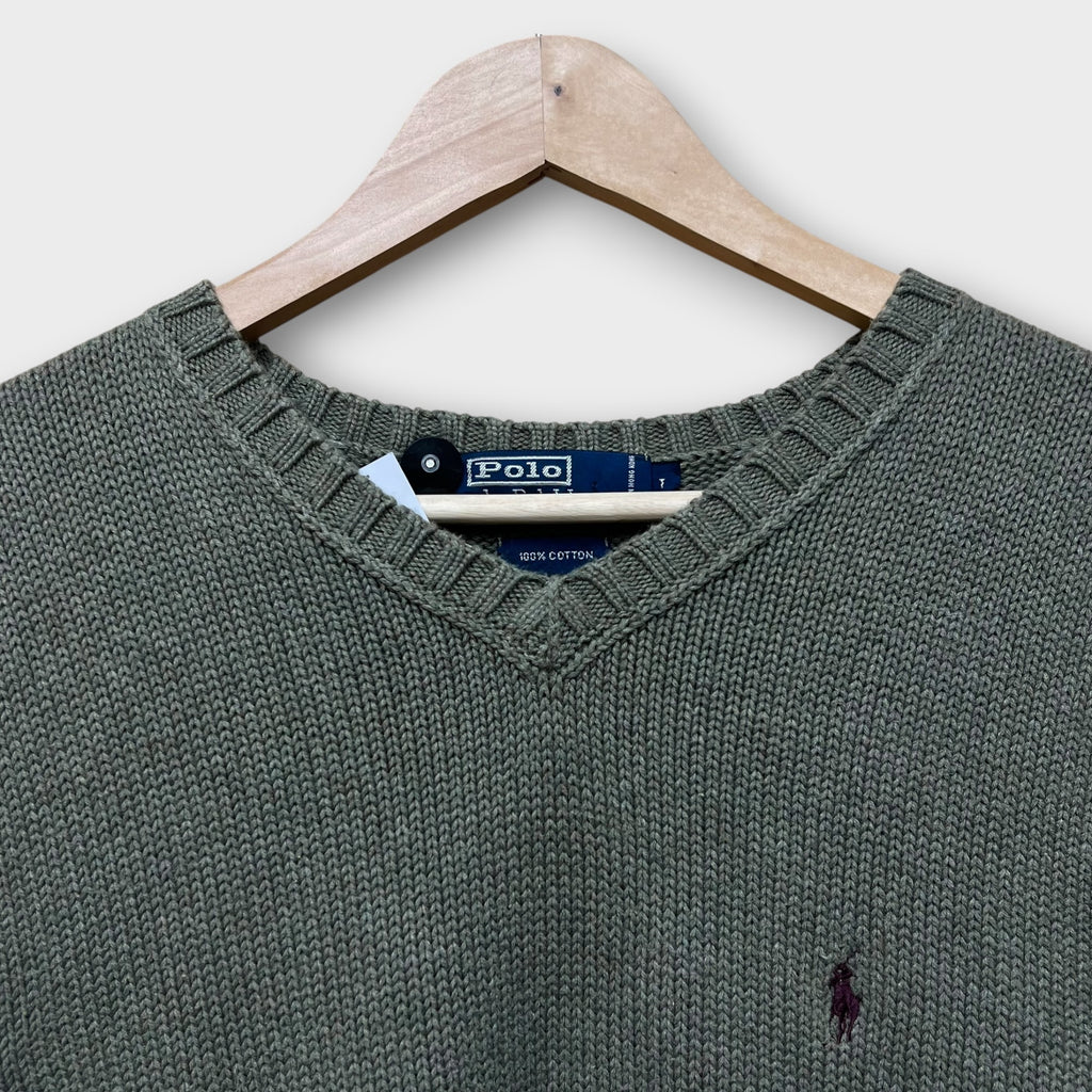 Pull Sans Manche Ralph Lauren Vert - L