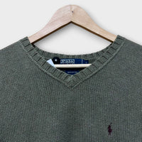 Pull Sans Manche Ralph Lauren Vert - L