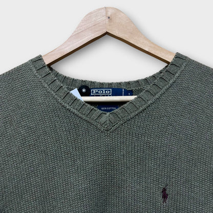 Pull Sans Manches Ralph Lauren Vert - L