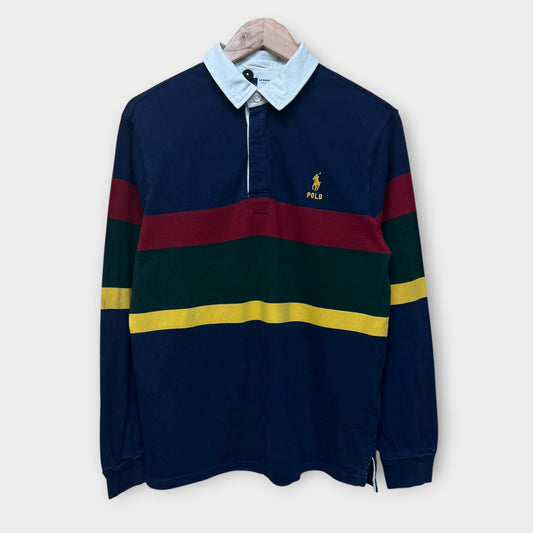 Polo Manches Longues Ralph Lauren Navy - S
